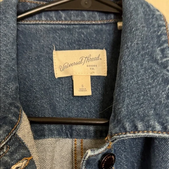 Universal Thread Blue Denim Sleeveless Dress - Picture 2 of 3